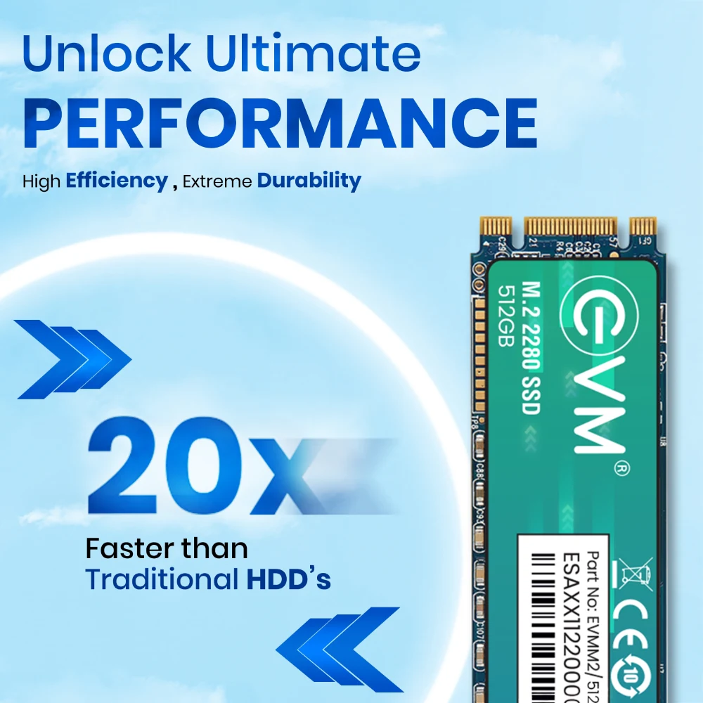 EVM  Internal SSD 512GB M.2 view 3